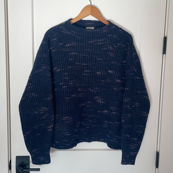 Varley Albion Knit Sweater, Blue, XL - Picture 5 of 11